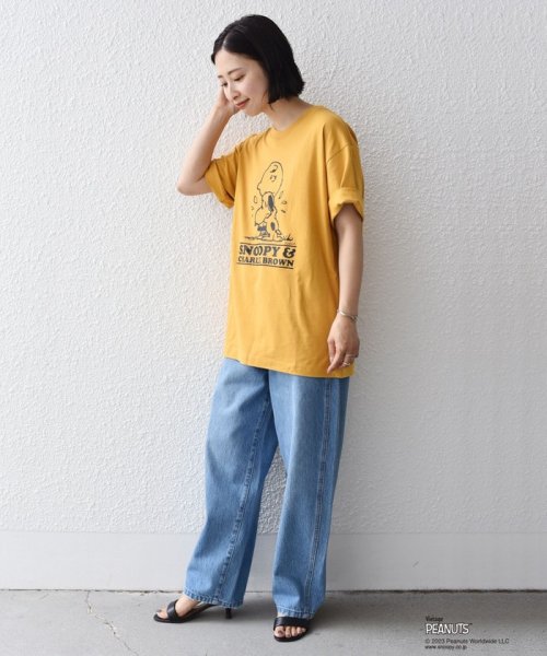 SHIPS MEN(シップス　メン)/SHIPS: VINTAGE PEANUTS スヌーピー プリント Tシャツ/img06