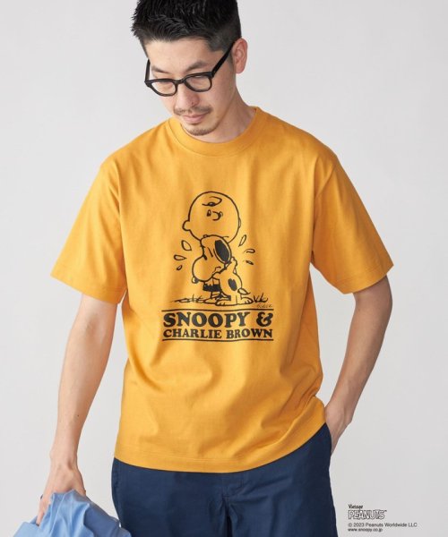 SHIPS MEN(シップス　メン)/SHIPS: VINTAGE PEANUTS スヌーピー プリント Tシャツ/img18