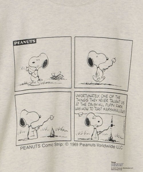 SHIPS MEN(シップス　メン)/SHIPS: VINTAGE PEANUTS スヌーピー プリント Tシャツ/img22