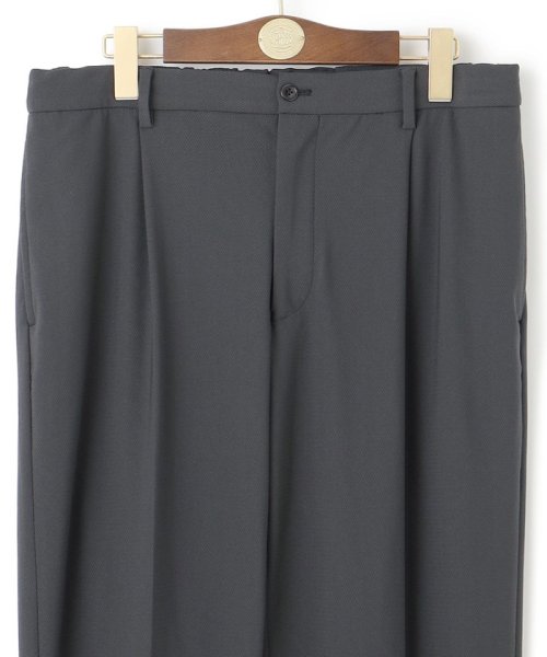 メカニカルストレッチトリコットメッシュ スローンイージーワンタック スラックス 