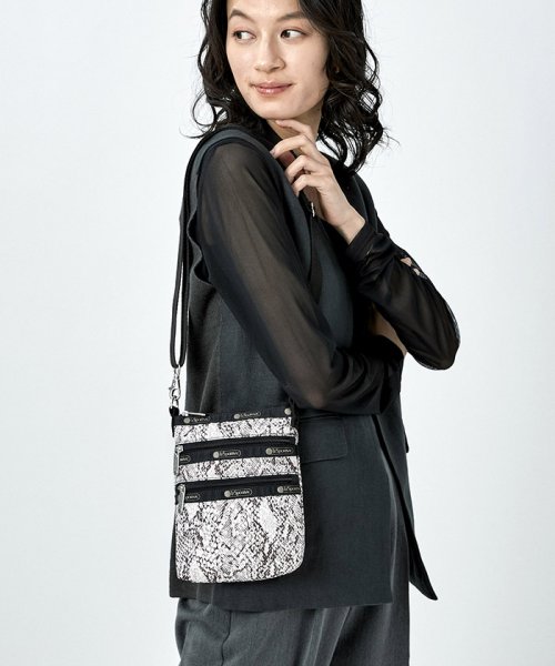 LeSportsac(LeSportsac)/3 ZIP CROSSBODYクラシックパイソンアイボリー/img06