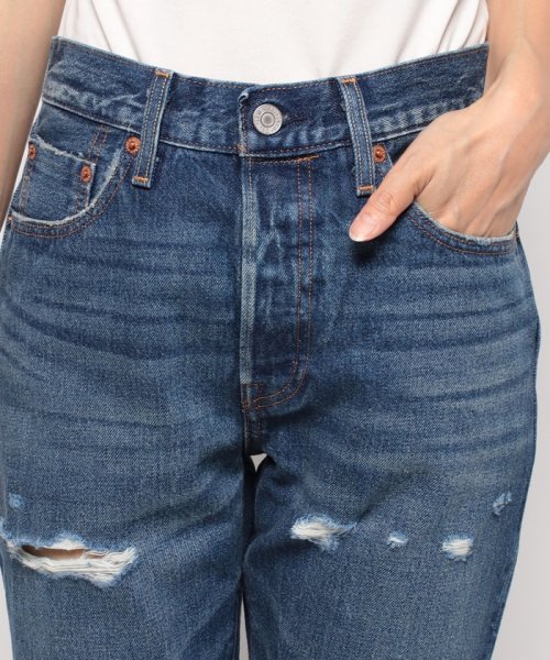 LEVI’S OUTLET(リーバイスアウトレット)/501(R) ジーンズ FOR WOMEN ダークインディゴ DESTRUCTED/img03