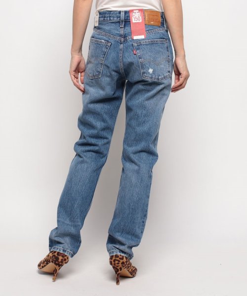 LEVI’S OUTLET(リーバイスアウトレット)/501(R) ジーンズ FOR WOMEN ミディアムインディゴ DESTRUCTED/img02