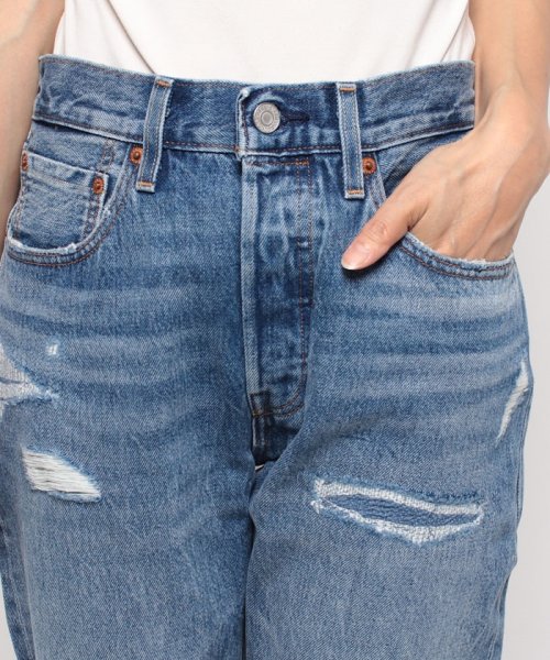 LEVI’S OUTLET(リーバイスアウトレット)/501(R) ジーンズ FOR WOMEN ミディアムインディゴ DESTRUCTED/img03