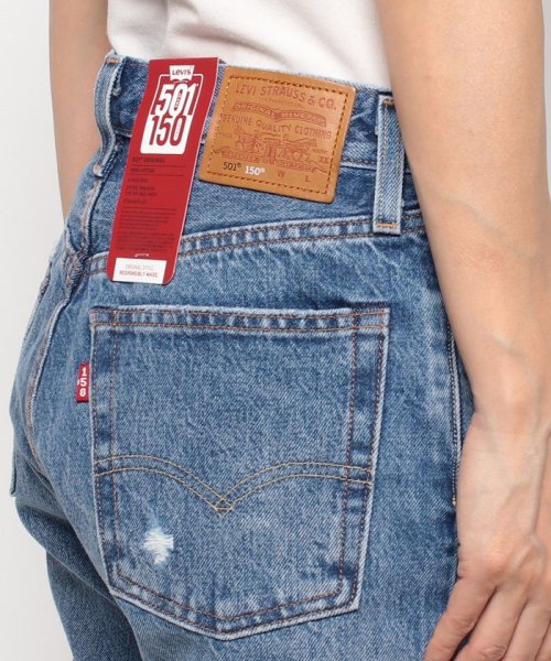 LEVI’S OUTLET(リーバイスアウトレット)/501(R) ジーンズ FOR WOMEN ミディアムインディゴ DESTRUCTED/img04