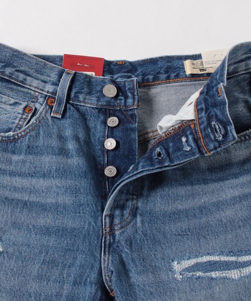 LEVI’S OUTLET(リーバイスアウトレット)/501(R) ジーンズ FOR WOMEN ミディアムインディゴ DESTRUCTED/img05