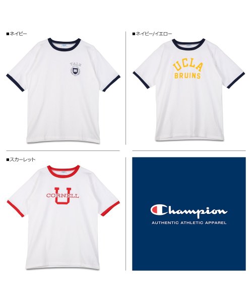 CHAMPION(チャンピオン)/チャンピオン Champion Tシャツ 半袖 プリーブ メンズ PLEBE SHORT SLEEVE ホワイト 白 C3－X336/img02