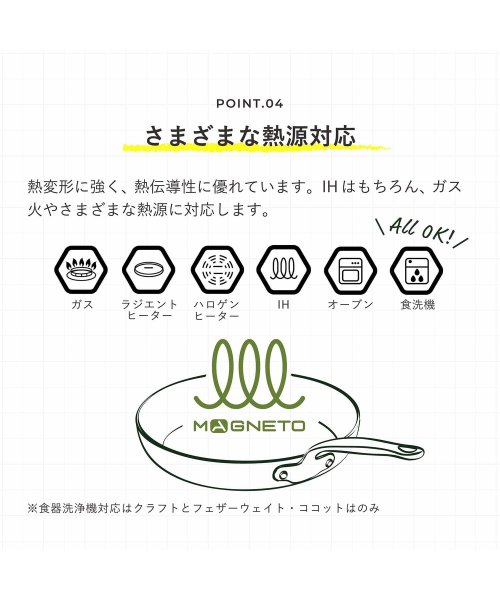 GREENPAN(グリーンパン)/グリーンパン GREENPAN 両手鍋 マルチフードクッカー 1.8L 16.5cm IH ガス対応 蓋付き 軽量 MULTI FOOD COOKER CC00/img07