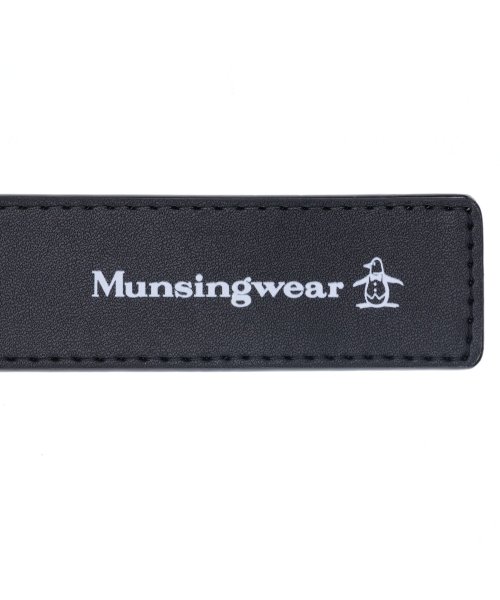 Munsingwear(マンシングウェア)/マンシングウェア Munsingwear ベルト レザーベルト メンズ BELT ブラック ホワイト ネイビー レッド 黒 白 MU－1060223/img05