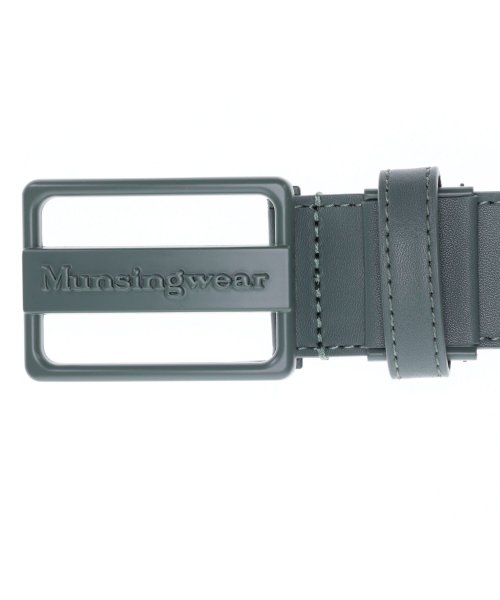 Munsingwear(マンシングウェア)/マンシングウェア Munsingwear ベルト レザーベルト メンズ BELT ブラック ホワイト グレー 黒 白 MU－2050123/img07