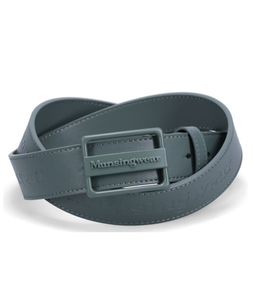 Munsingwear(マンシングウェア)/マンシングウェア Munsingwear ベルト レザーベルト メンズ BELT ブラック ホワイト グレー 黒 白 MU－2050123/img08