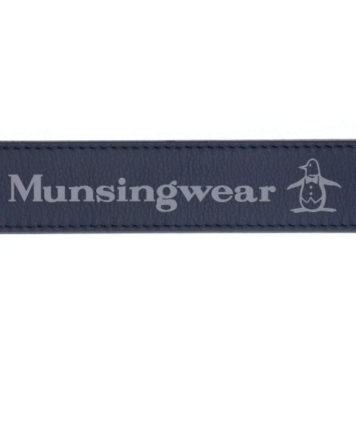 Munsingwear(マンシングウェア)/マンシングウェア Munsingwear ベルト レザーベルト メンズ BELT ブラック ホワイト ネイビー 黒 白 MU－6080123/img05