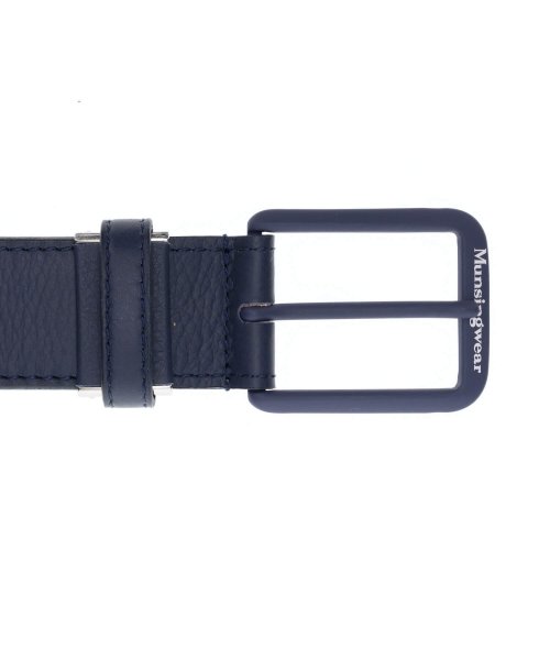 Munsingwear(マンシングウェア)/マンシングウェア Munsingwear ベルト レザーベルト メンズ BELT ブラック ホワイト ネイビー 黒 白 MU－6080123/img07