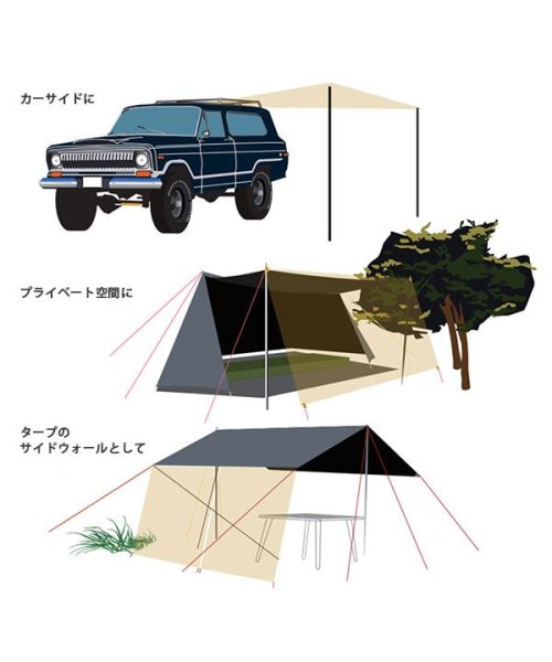 Oregonian Camper(オレゴニアンキャンパー)/オレゴニアンキャンパー Oregonian Camper サンシェード メッシュシェード 300 MESH SHADE 300 ブラウン ブラック 黒 OCB－/img06