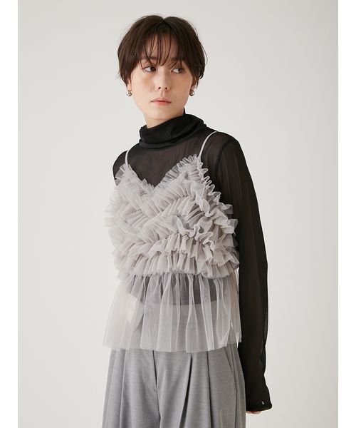 emmi atelier】チュールトップス(505438903)｜阪急百貨店公式通販 