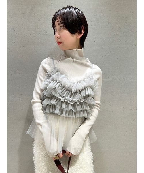 emmi atelier】チュールトップス(505438903)｜阪急百貨店公式通販 