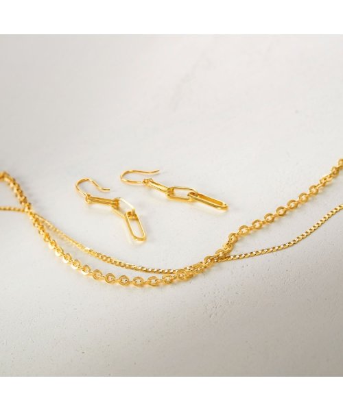 K18フラットキヘイ ネックレス 