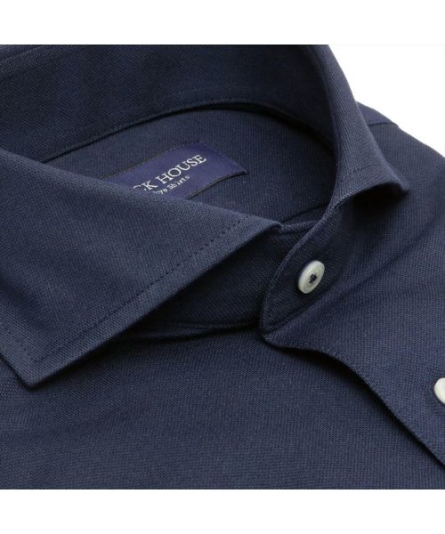 TOKYO SHIRTS(TOKYO SHIRTS)/ワイシャツ 半袖 形態安定 ビズポロ ニットシャツ ホリゾンタル メンズ/img08