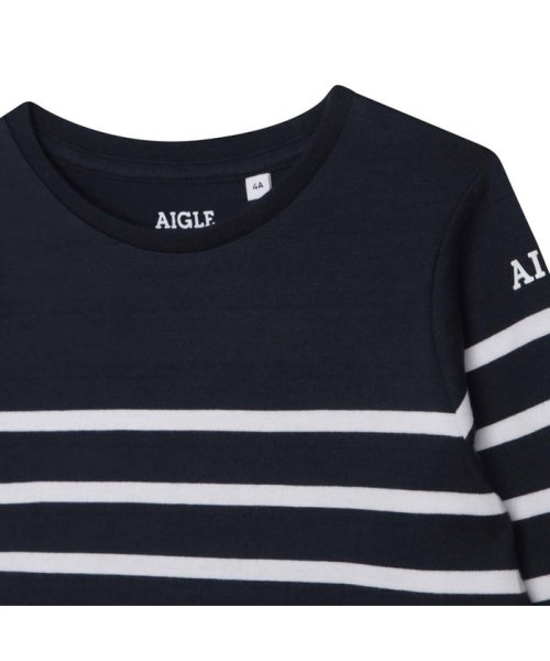 ＡＩＧＬＥ KIDS(エーグル　キッズ)/パネル バスクストライプ 長袖Tシャツ/img04