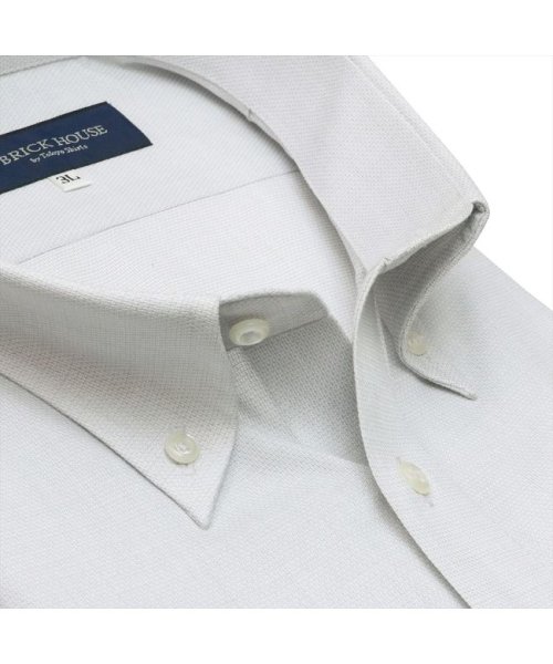 TOKYO SHIRTS(TOKYO SHIRTS)/形態安定 ボタンダウンカラー 半袖ビジネスワイシャツ/img07