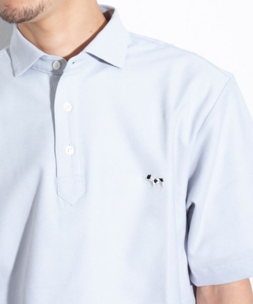 GLOSTER(GLOSTER)/【GLOSTER/グロスター】フレンチブルドッグ刺繍 ワンポイントロゴ ポロシャツ 日本製/img49
