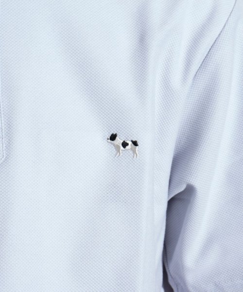 GLOSTER(GLOSTER)/【GLOSTER/グロスター】フレンチブルドッグ刺繍 ワンポイントロゴ ポロシャツ 日本製/img50