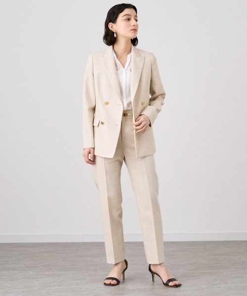 リネンブライトクロスダブルジャケット なし 着用サイズ