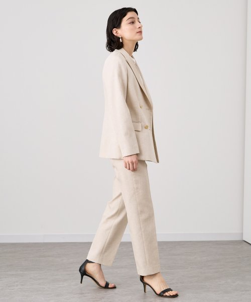 リネンブライトクロスダブルジャケット なし 着用サイズ