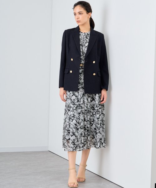 リネンブライトクロスダブルジャケット なし 着用サイズ