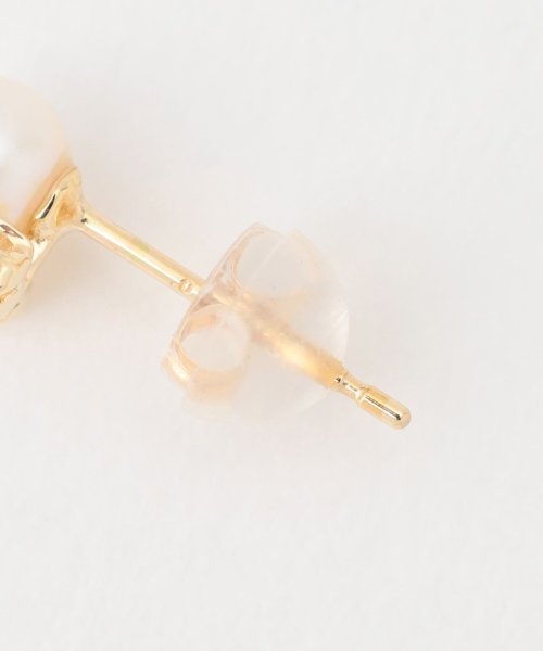 TOCCA(TOCCA)/【WEB限定】FRILL DIAMOND PEARL PIERCED EARRINGS K10ゴールド 淡水パール ダイヤモンドピアス/img03