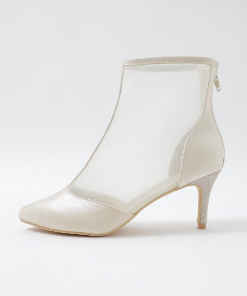 niana ニアナ 結婚式 ブーツ パンプス パーティーシューズ ショートブーツ ブーティ ラメ メッシュ シアー ハイヒール ピンヒール 靴 小さいサイズ 大 5cm 7cm 6cm 4cm ニアナ 9cm 1cm