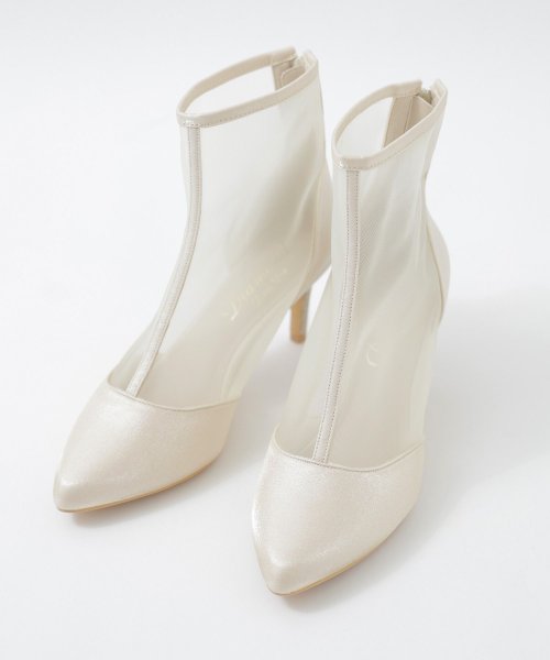 niana ニアナ 結婚式 ブーツ パンプス パーティーシューズ ショートブーツ ブーティ ラメ メッシュ シアー ハイヒール ピンヒール 靴 小さいサイズ 大 5cm 7cm 6cm 4cm ニアナ 9cm 1cm