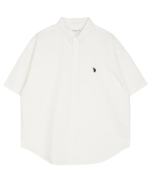 JIGGYS SHOP(ジギーズショップ)/US.POLO ASSN.(ユーエスポロアッスン) ビッグ半袖シャツ / 半袖 シャツ ゆったり ビッグシルエット オーバーサイズ メンズ カジュアル 5分袖 /img08