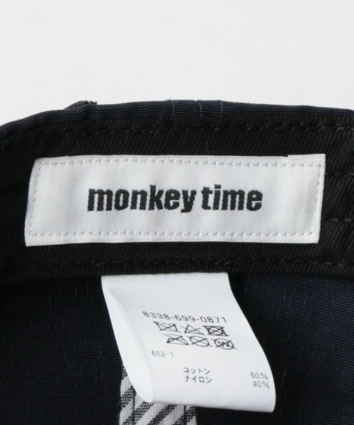 monkey time(モンキータイム)/＜monkey time＞ グログラン パネル キャップ/img21