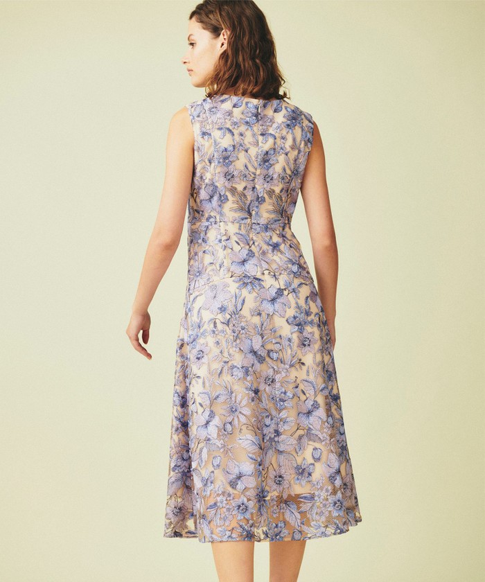 セール】チュールフラワー刺繍ドレス(505440776) | グレース
