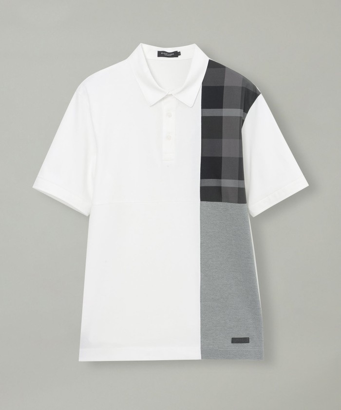 限定】チェックパッチワークポロシャツ(505440890)｜HANKYU