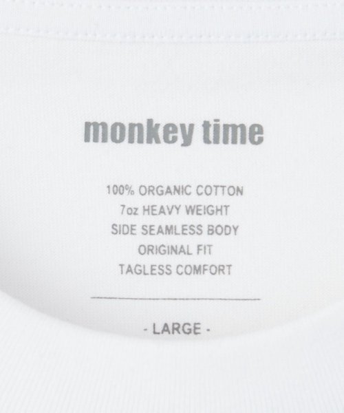 monkey time(モンキータイム)/＜monkey time＞ ORGANIC COTTON 2PACK TEE/Tシャツ/img07