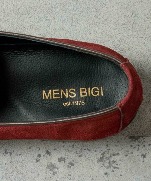 リアルレザースウェードコインローファー 5cm