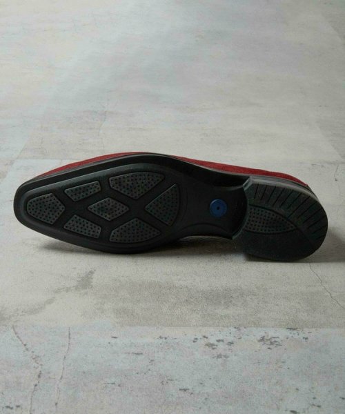 リアルレザースウェードコインローファー 5cm