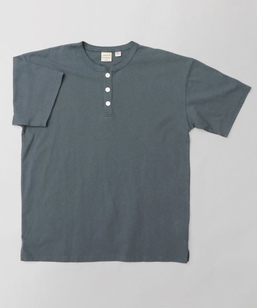 Goodwear(グッドウェア)/Goodwear グッドウェア USAコットン ヘンリーネック Tシャツ 半袖 レギュラーシルエット ボタン tシャツ/img19