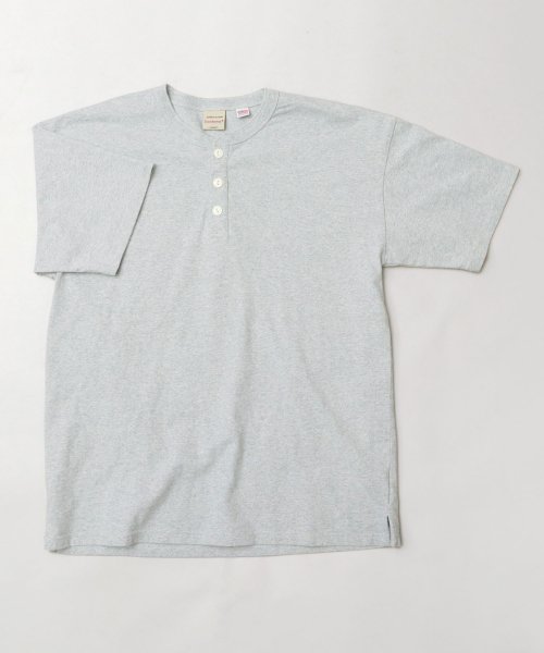Goodwear(グッドウェア)/Goodwear グッドウェア USAコットン ヘンリーネック Tシャツ 半袖 レギュラーシルエット ボタン tシャツ/img21