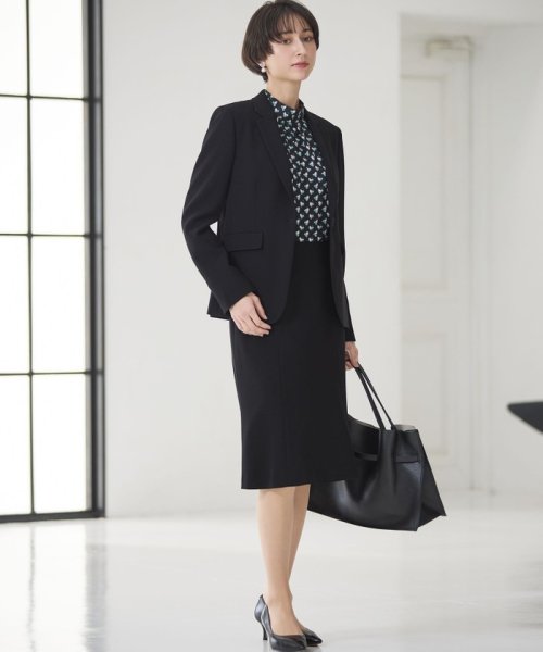 【セットアップ対応】トリアセダブルジョーゼット テーラード ジャケット 品番 パンツ ワンピース