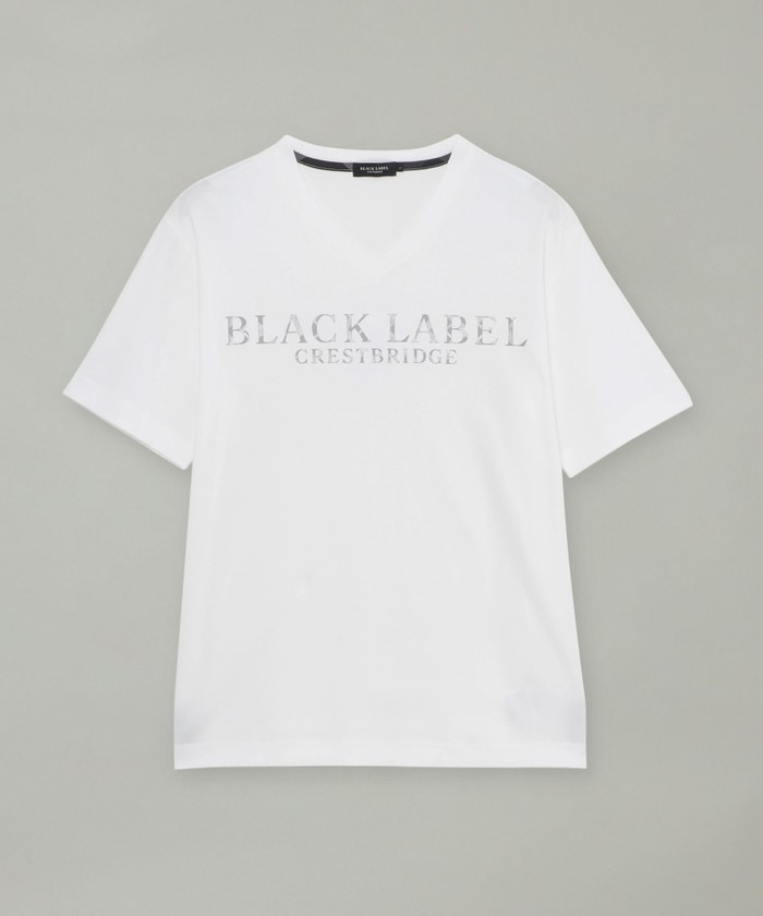 限定】ロゴプリントシルキーVネックT(505151820)｜HANKYU MEN'S