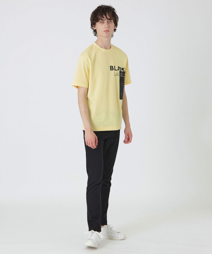 シャドーチェックロゴグラフィックTシャツ(505419563)｜HANKYU MEN'S