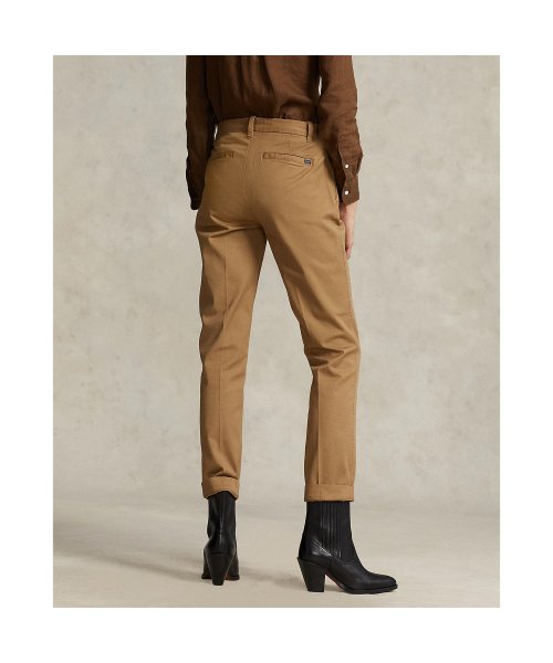 クロップド スリム フィット ツイル チノ パンツ 