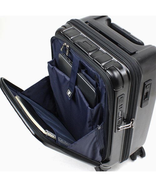 バーマス インターシティプラス スーツケース 機内持ち込み Sサイズ 34L フロントオープン ストッパー カップホルダー BERMAS 60525 Type 　　　 INTER CITY ｜約 1口