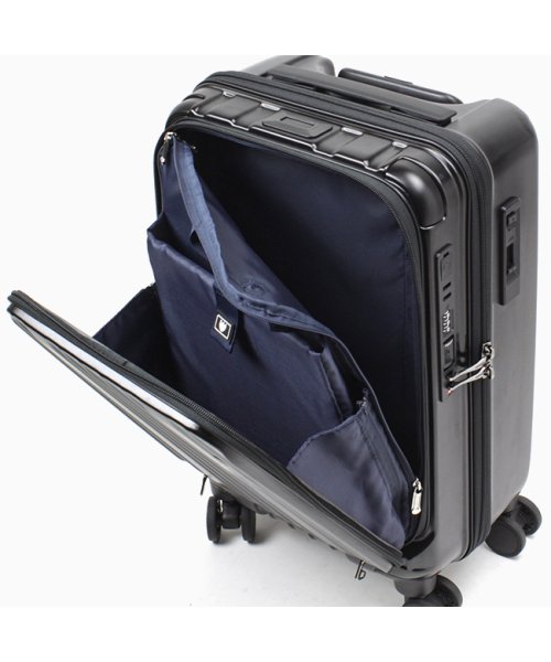 バーマス インターシティプラス スーツケース 機内持ち込み Sサイズ 34L フロントオープン ストッパー カップホルダー BERMAS 60525 Type 　　　 INTER CITY ｜約 1口