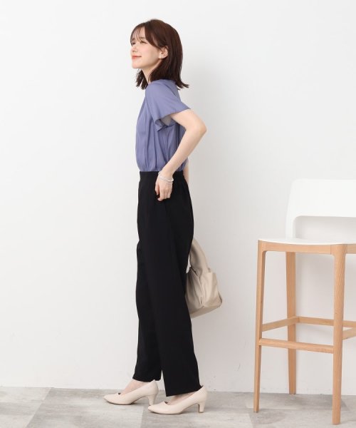  オンにもオフにも◎ さらさら楽ちん ゆるテ－パ－ドパンツ