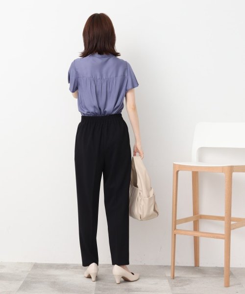  オンにもオフにも◎ さらさら楽ちん ゆるテ－パ－ドパンツ