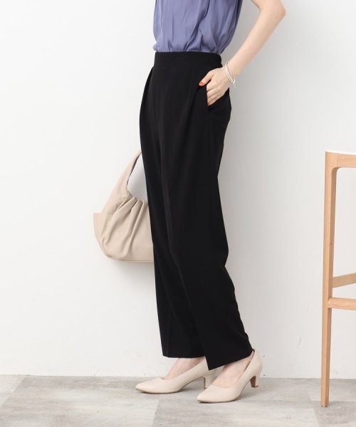  オンにもオフにも◎ さらさら楽ちん ゆるテ－パ－ドパンツ